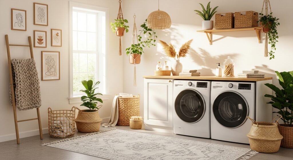15+ Chic Boho Laundry Room Designs to Elevate Your Space – Decor Bloom