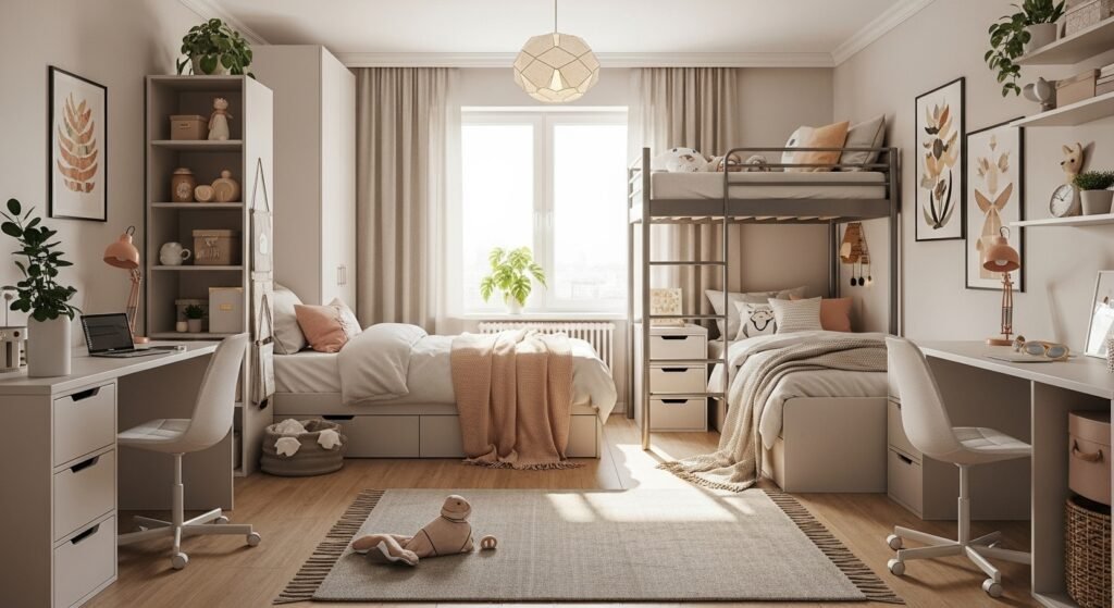 20 Inspiring Small Shared Bedroom Ideas for Every Age and Space ...