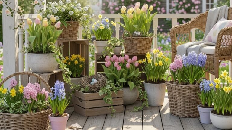 I Tried A New Spring Porch Planter Style, And I’m Obsessed