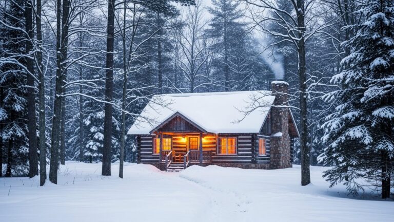 Winter Cabin Exteriors That Make Me Wish I Was Anywhere but My Desk