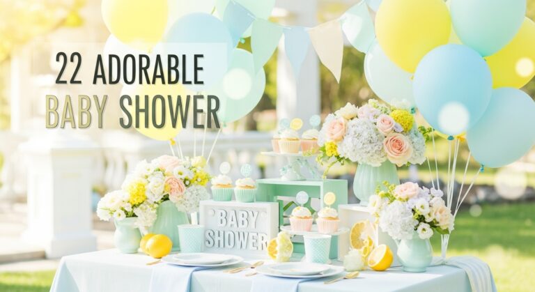 22 Adorable Summer Baby Shower Ideas for Boys That Go Beyond Basic Blue