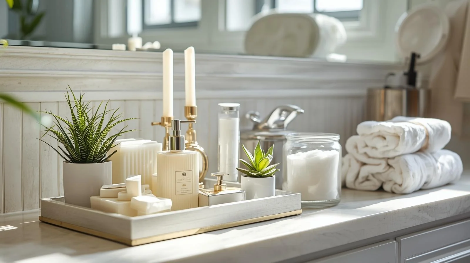 15+ Stylish Bathroom Tray Decor Ideas to Refresh Your Bathroom
