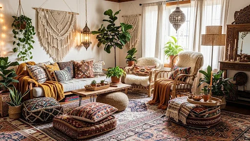 30 Unmissable Bohemian Living Room Ideas