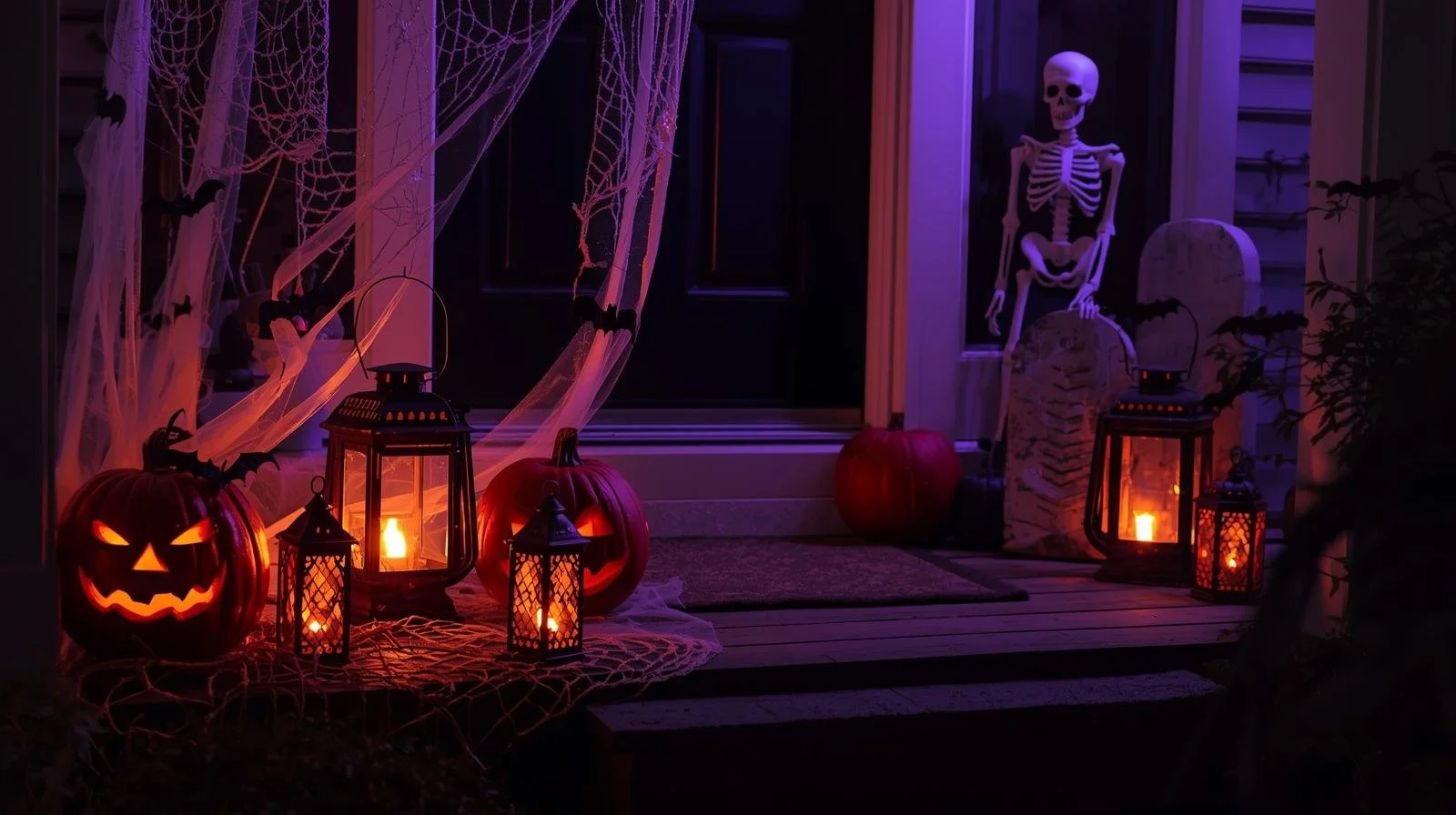 Simple (Yet Scary) DIY Halloween Front Porch Decorations Anyone Can Make