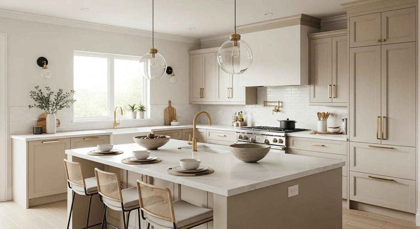 Stunning L-Shaped Kitchens with Islands That Maximize Every Corner