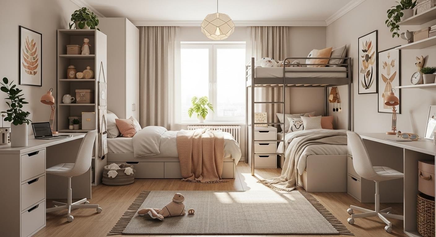 20 Inspiring Small Shared Bedroom Ideas for Every Age and Space ...