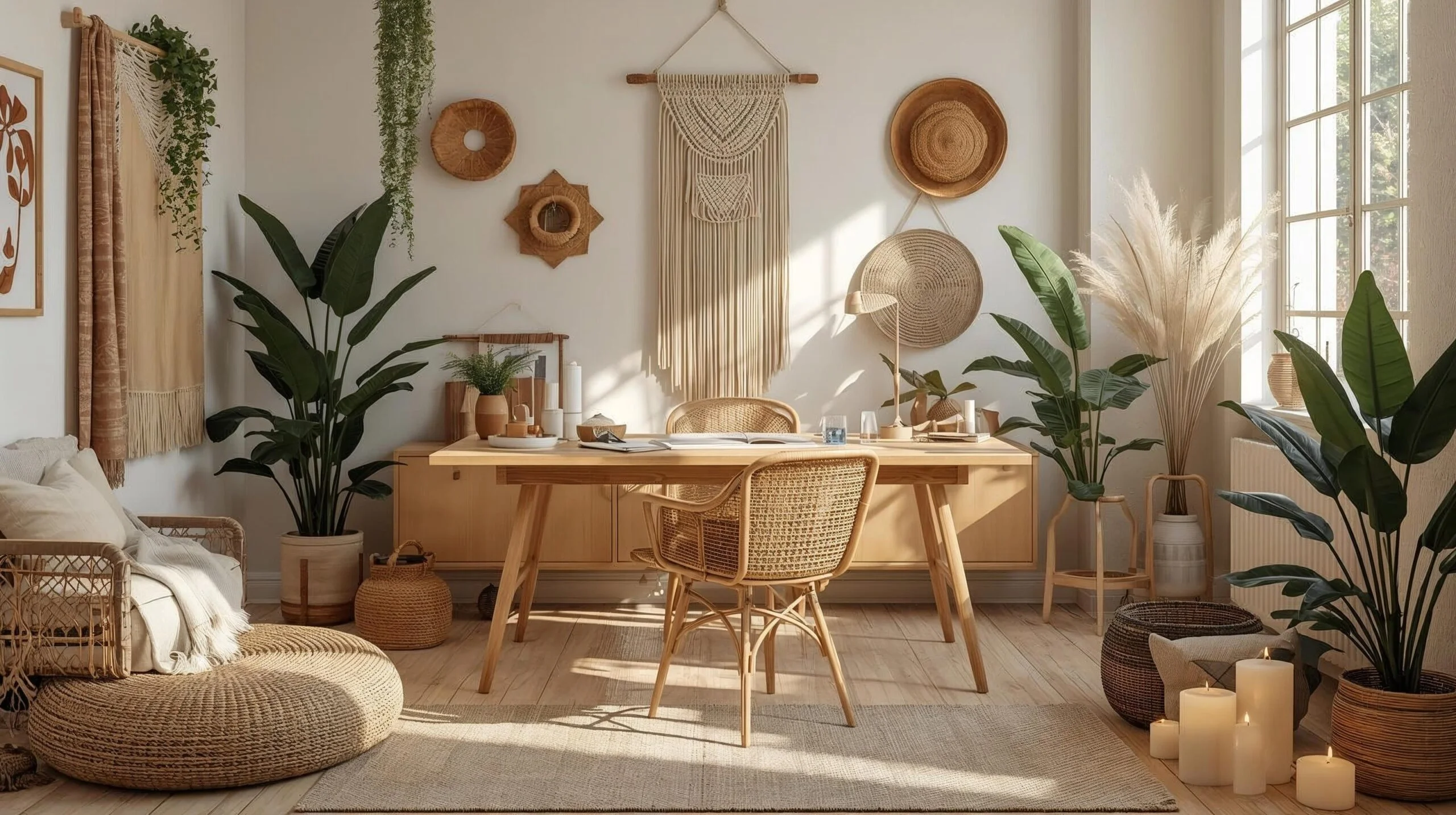 15+ Gorgeous Boho Home Office Ideas That Will Inspire Your Best Work