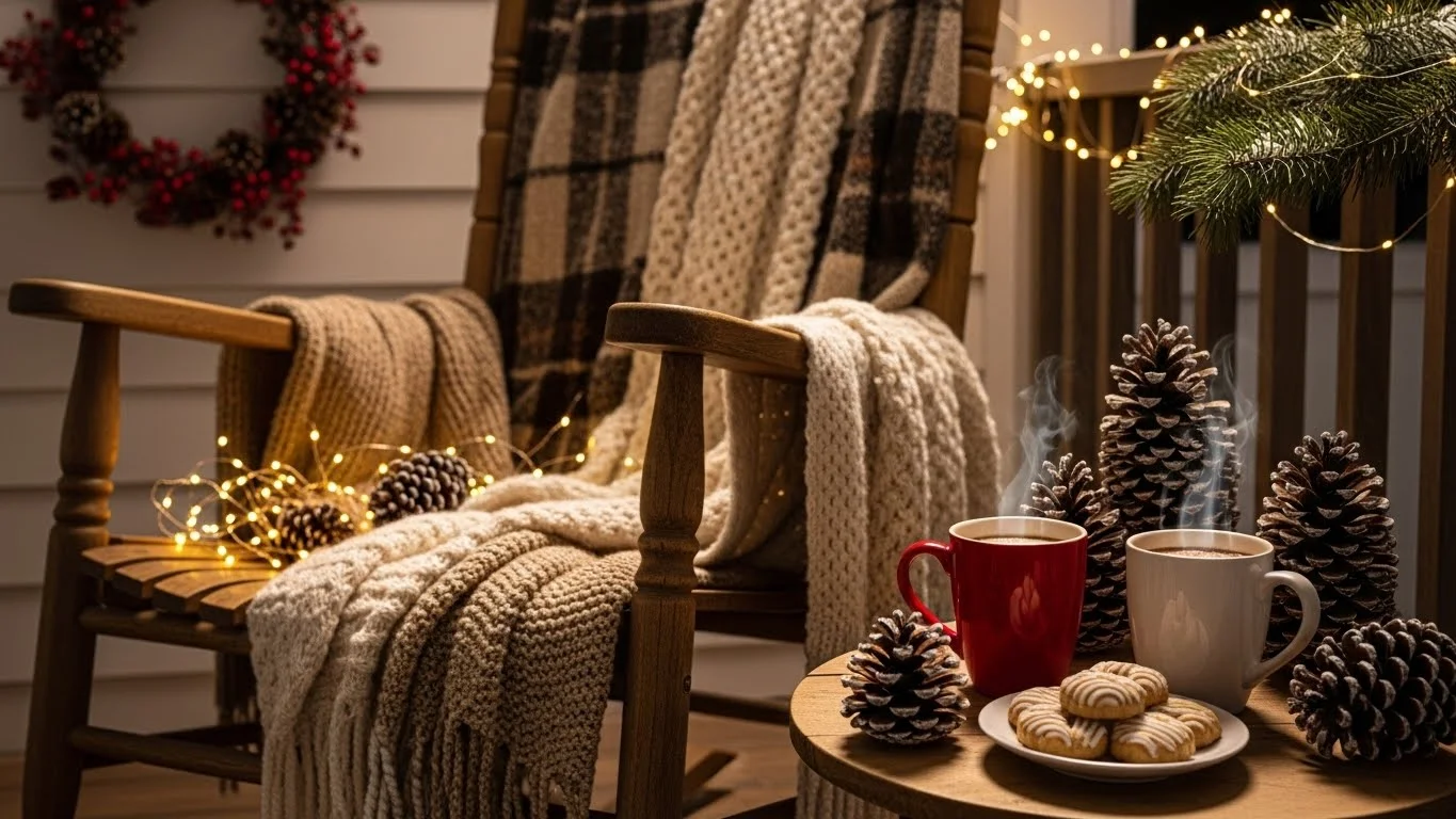 I Didn’t Expect A Porch Could Be This Cozy in Winter
