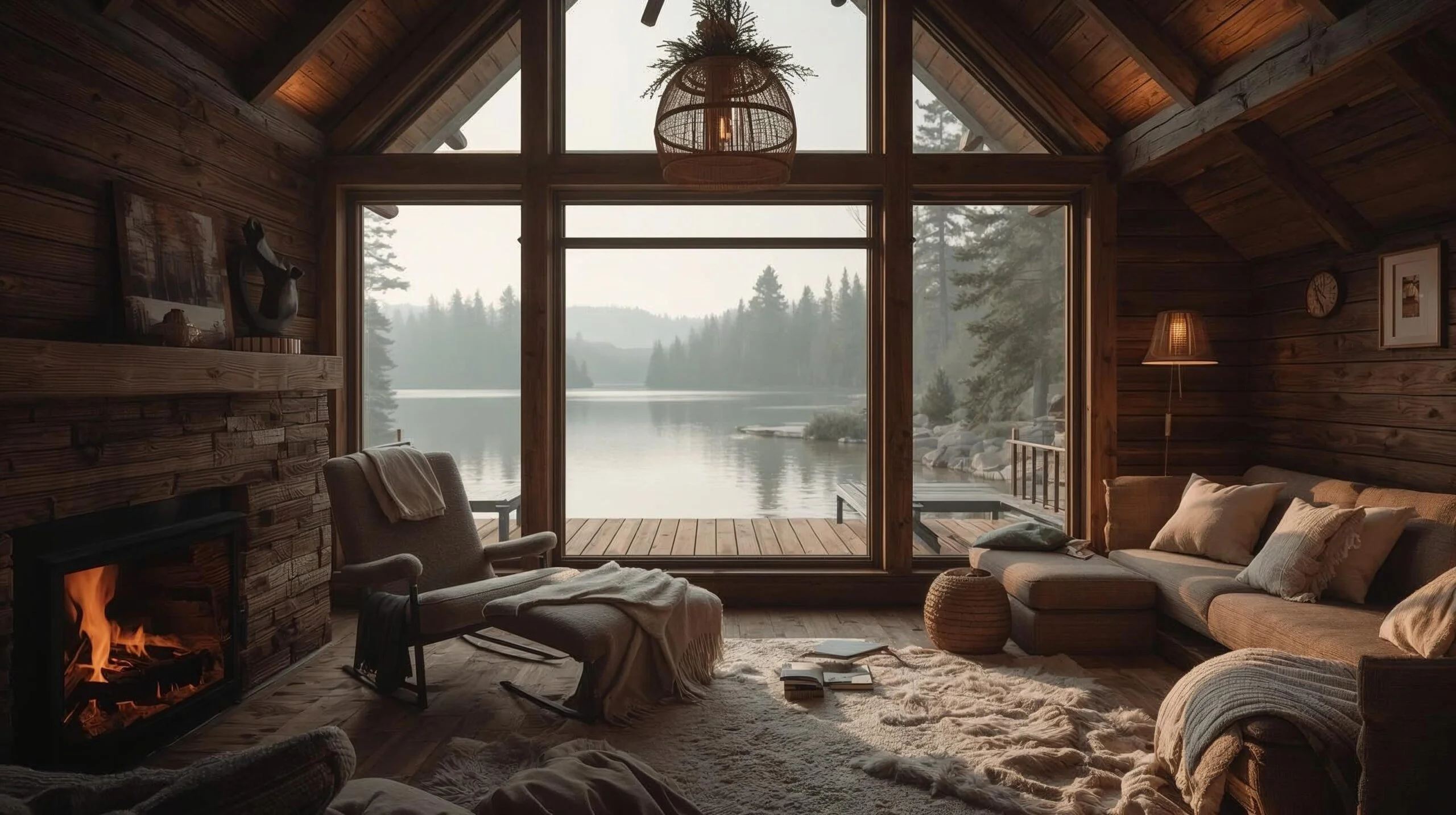 These Cozy Lake Cabins with Views Will Make You Forget Your Phone