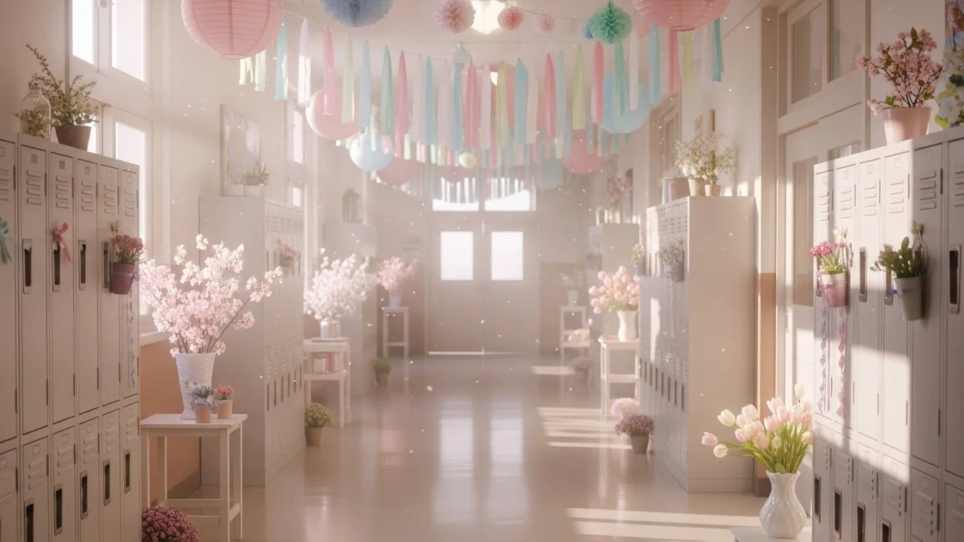 These Spring School Hallways Make Me Wish I Was Still in School