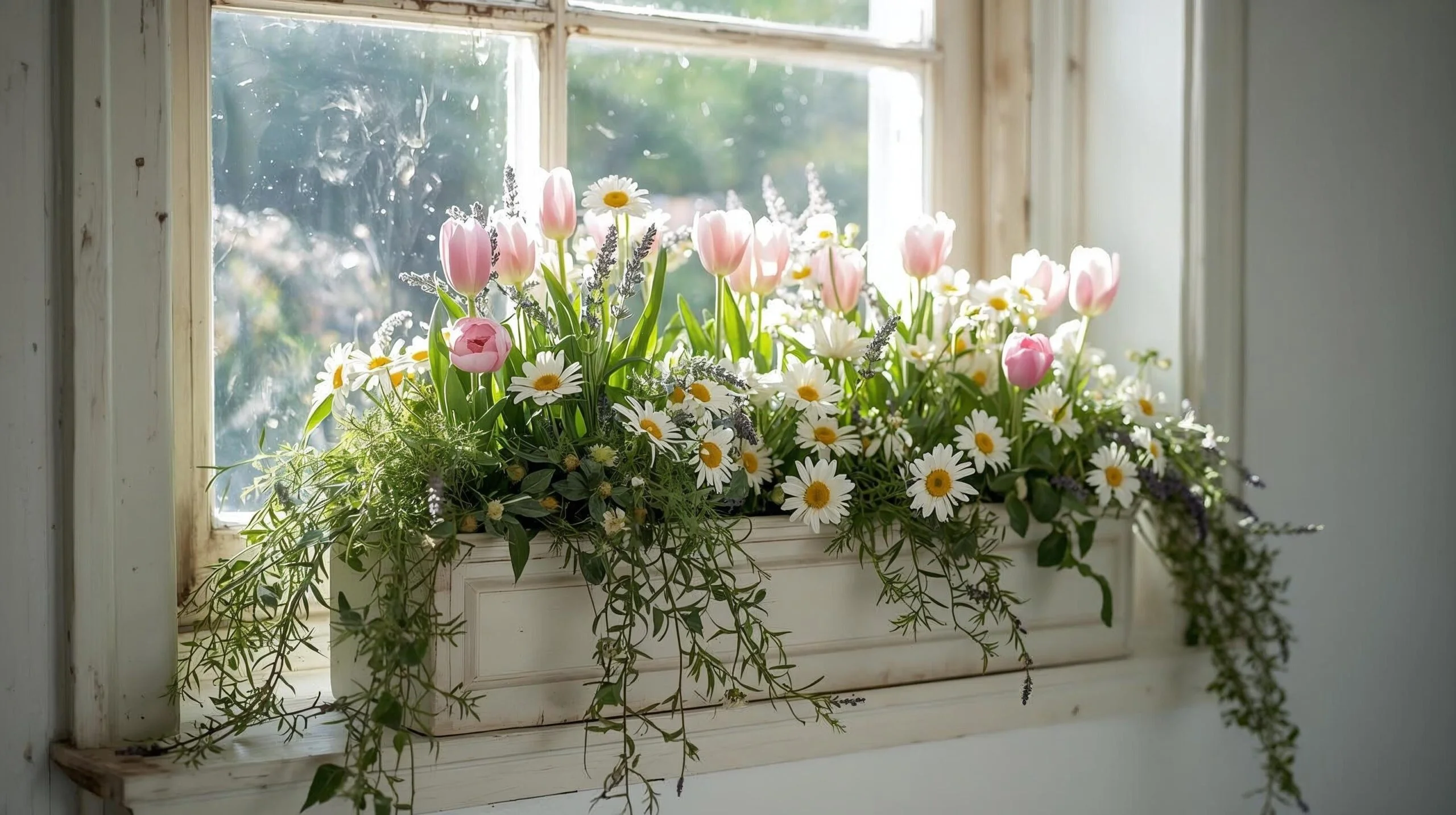 Thought a Spring Window Box Could Feel This Peaceful