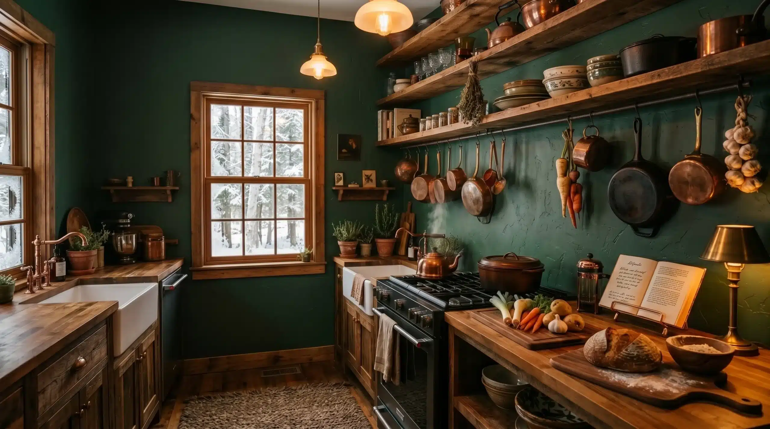 19 Cozy Winter Cabin Kitchen Ideas That Make You Want to Cook All Day