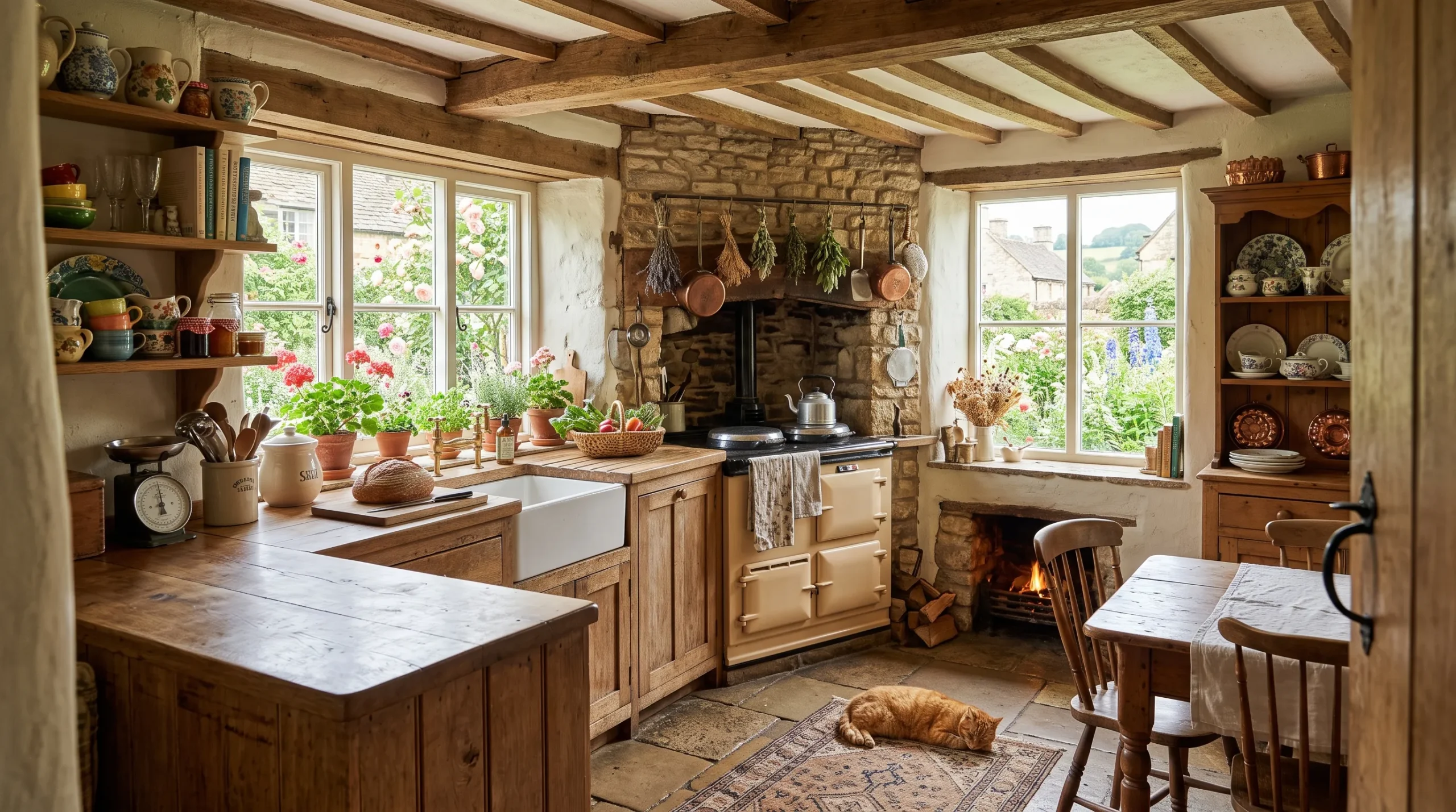 European Cottage Kitchens That Make You Want to Move Abroad