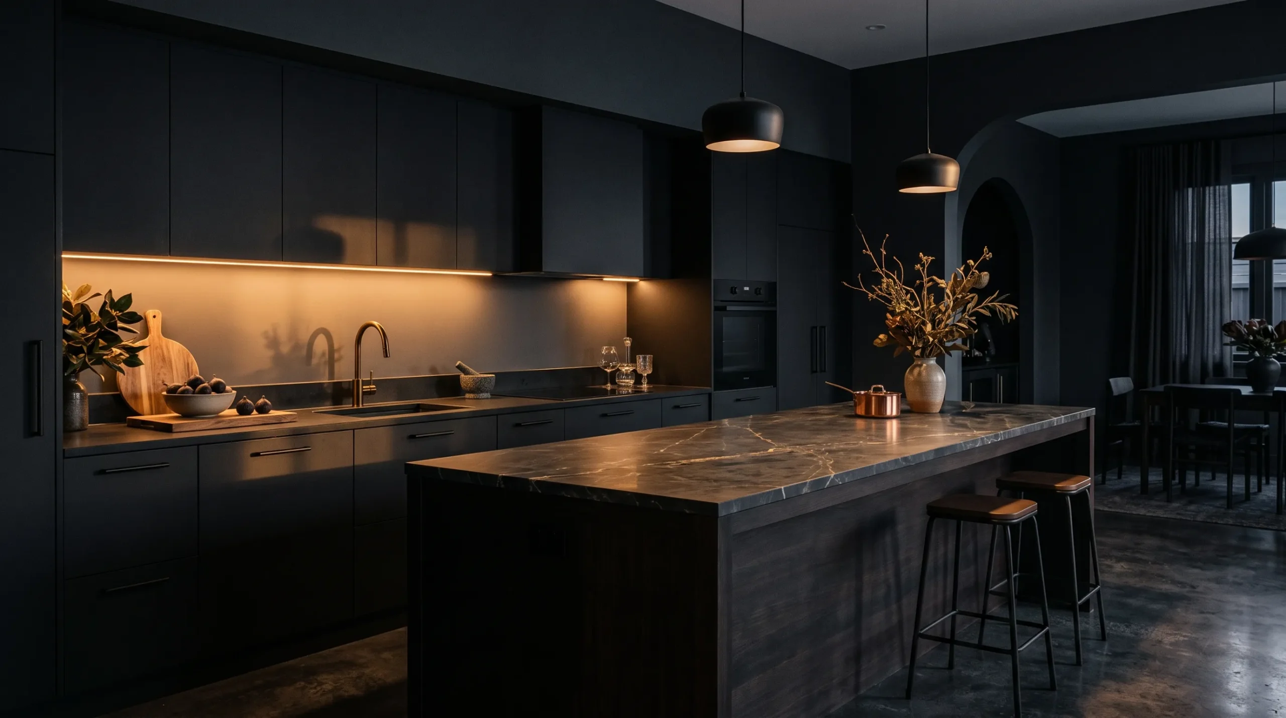 Dark Moody Kitchen Ideas That Make You Feel Something